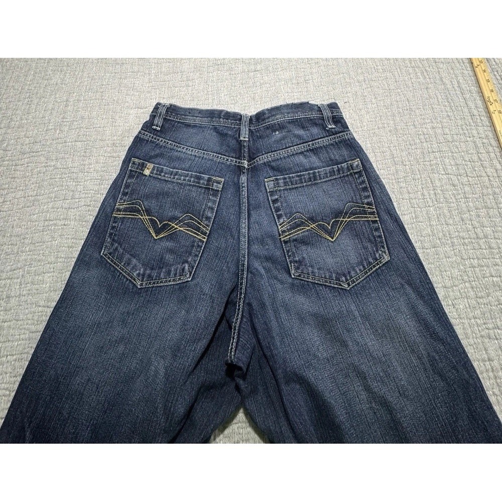 Vtg SouthPole Gold Tab Jeans‎ Mens 32x33 Baggy Wide Leg Skater 90s Y2K Hip Hop